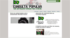 Desktop Screenshot of consultapopular.org.br